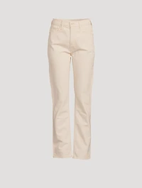 Rider High-waisted Straight-Leg Jeans