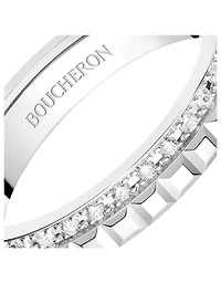 Radiant Edition Quatre Clou de Paris Gold Wedding Band With Diamonds