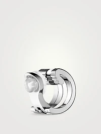 Black Edition Quatre Single Clip Earring With Diamonds