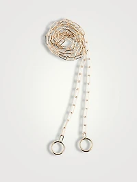 16-Inch Gold Square Link Chain Necklace