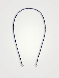 16-Inch Itty Bitty Strand With Gold Loops And Lapis