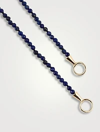 16-Inch Itty Bitty Strand With Gold Loops And Lapis