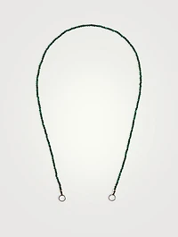 16-Inch Itty Bitty Strand With Gold Loops And Malachite