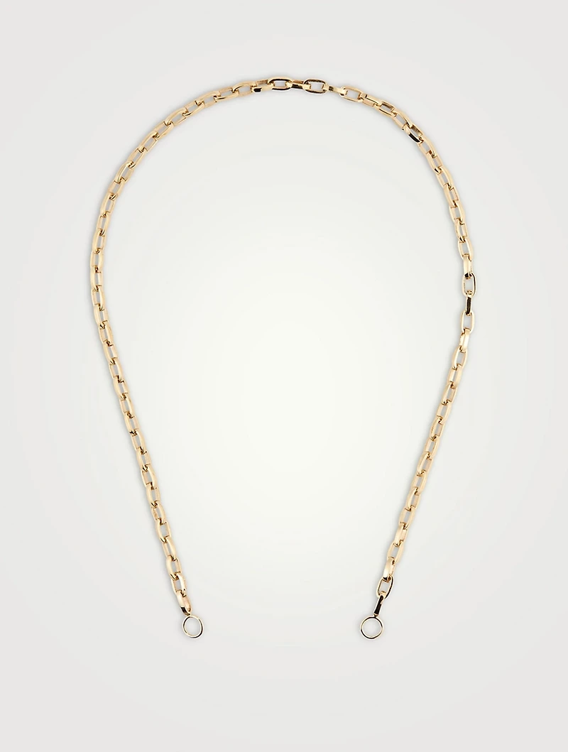 Inch 14K Gold Biker Chain