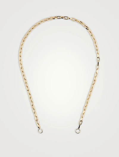 16-Inch 14K Gold Biker Chain