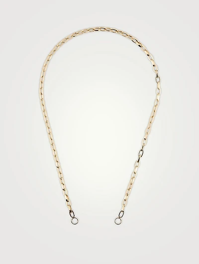 18-Inch 14K Yellow Gold Biker Chain