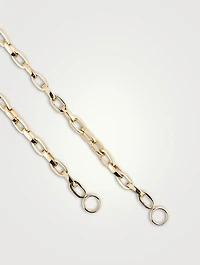 18-Inch 14K Yellow Gold Biker Chain