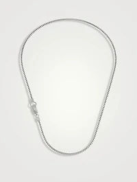 Inch Ulysses Silver Faceted Necklace