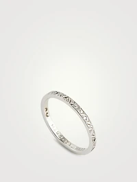 Manawa 18K Gold Eternity Ring With Diamonds