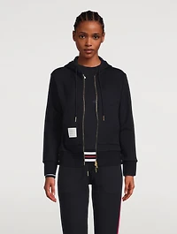 Center-Back Stripe Zip Hoodie