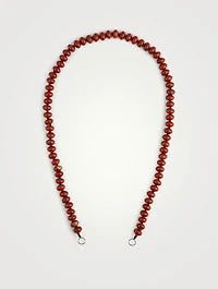 18-Inch Jasper Rondel Strand With Gold Loops