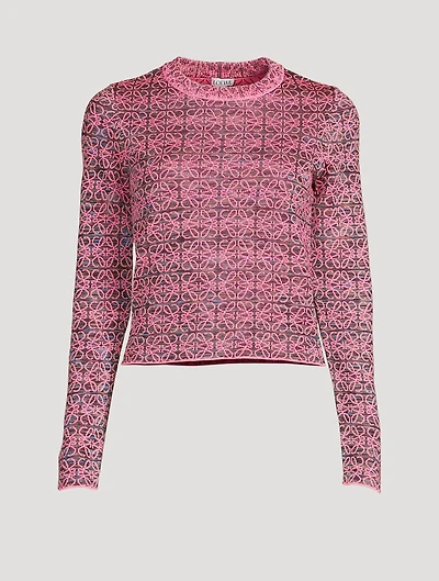 Neon Anagram Sweater