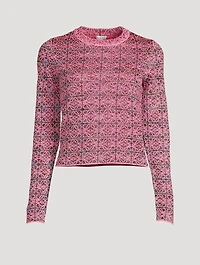 Neon Anagram Sweater