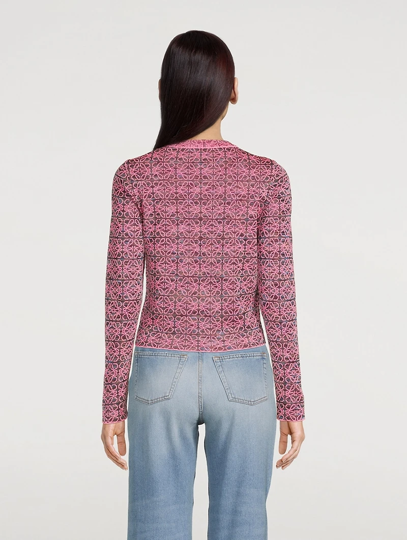 Neon Anagram Sweater