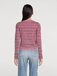 Neon Anagram Sweater