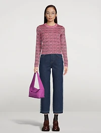 Neon Anagram Sweater