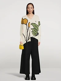 Herbarium Asymmetric Sweater