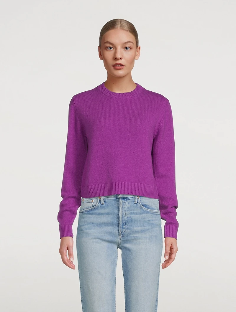 Simple Cashmere Crewneck Sweater