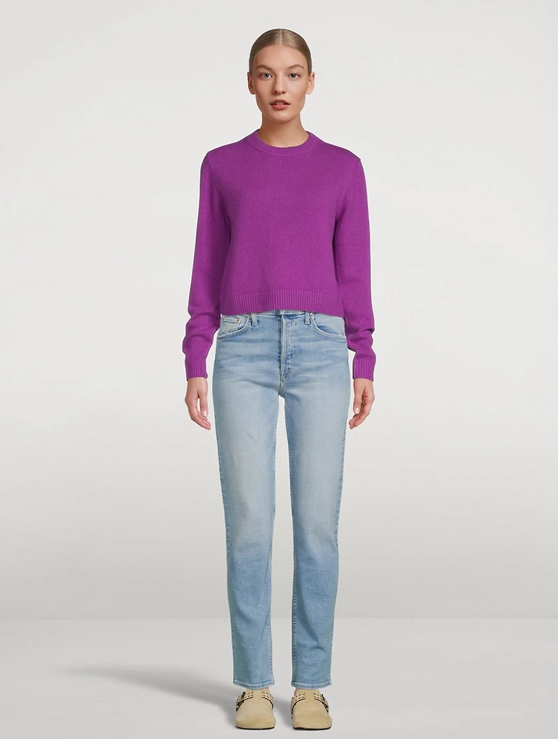 Simple Cashmere Crewneck Sweater