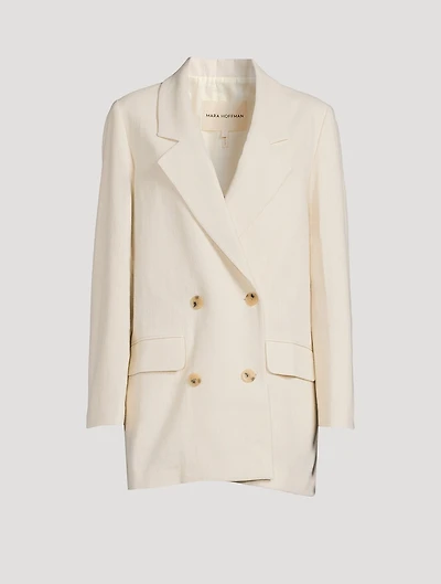 Saubirah Double-Breasted Blazer