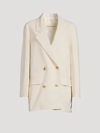 Saubirah Double-Breasted Blazer