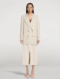 Saubirah Double-Breasted Blazer