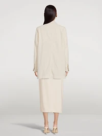 Saubirah Double-Breasted Blazer