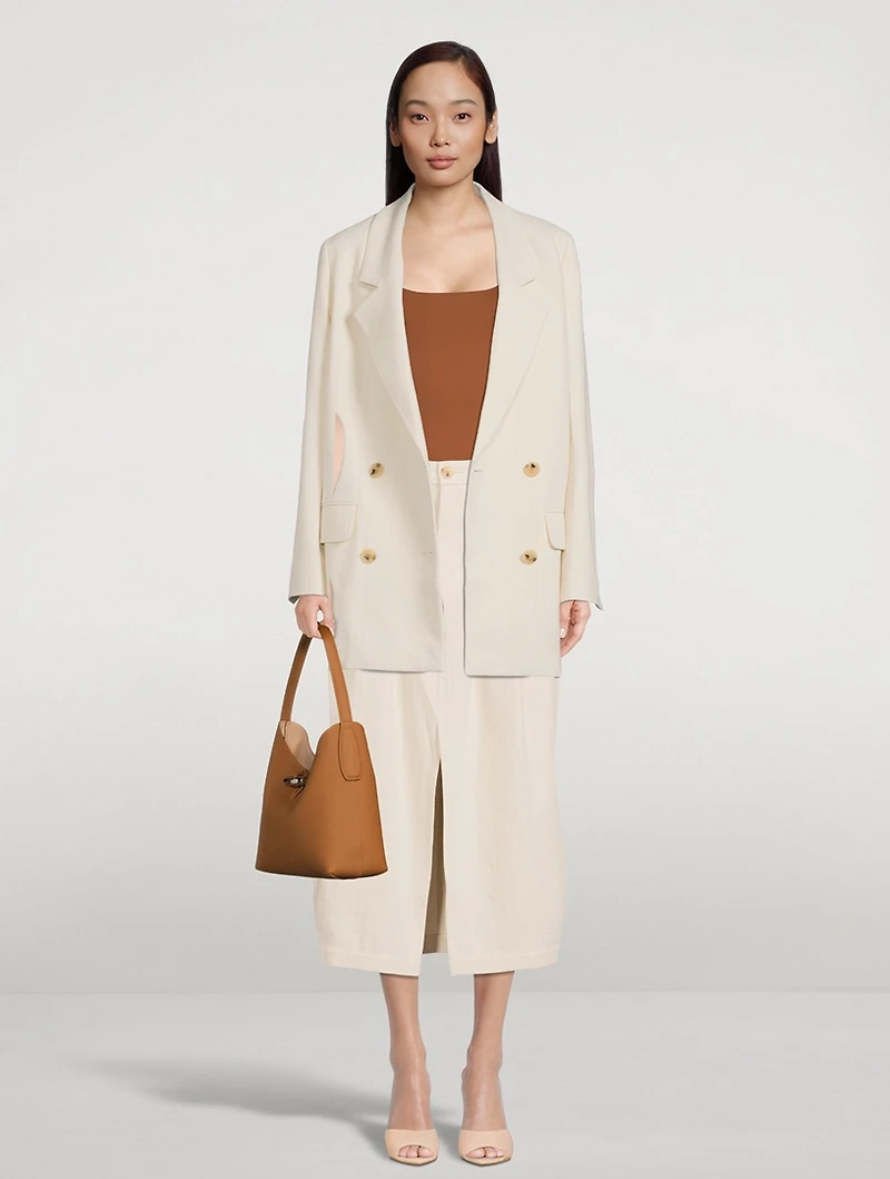 Saubirah Double-Breasted Blazer