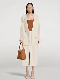 Saubirah Double-Breasted Blazer