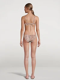 Demi Underwire Bikini Top Snake Print