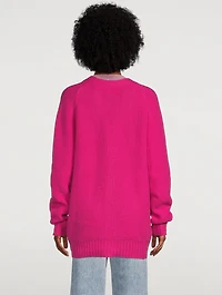 Grain Stitch Cashmere Cardigan