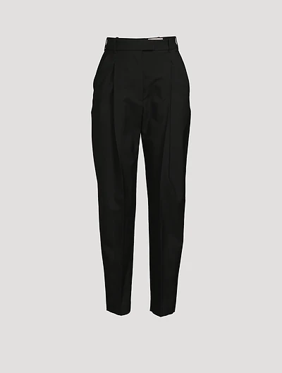 Wool Peg Trousers