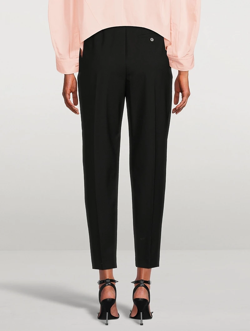 Wool Peg Trousers