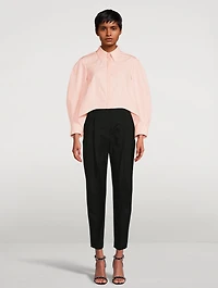 Wool Peg Trousers