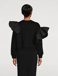 Ruffled Sweatshirt