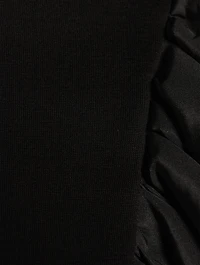 Ruffled Sweatshirt