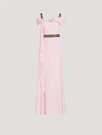 Crystal-Embellished Gown
