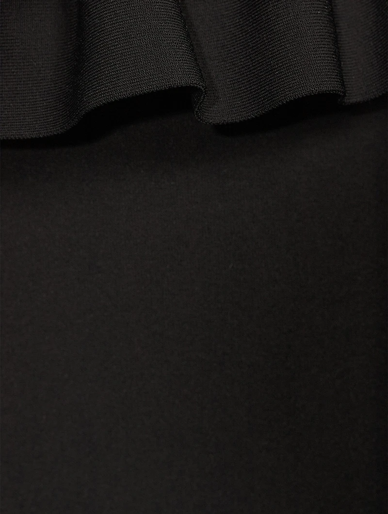 Ruffled Pencil Skirt