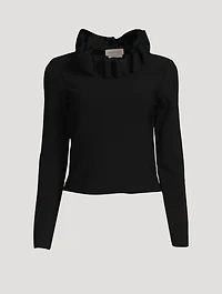 Ruffle Long-Sleeve Top