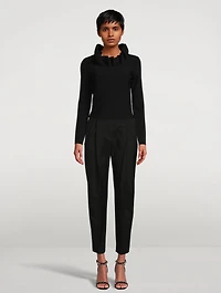 Ruffle Long-Sleeve Top