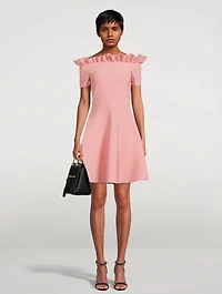 Ruffled Off-The-Shoulder Dress
