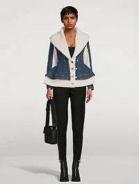 Hybrid Knit Denim Jacket