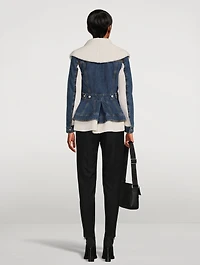 Hybrid Knit Denim Jacket