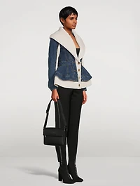 Hybrid Knit Denim Jacket