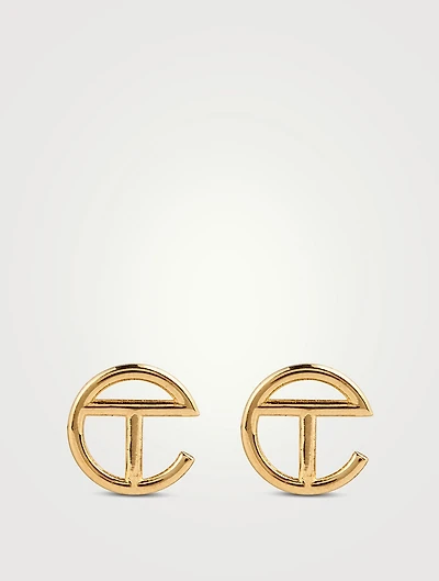 Logo Stud Earrings