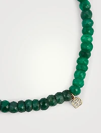 Small Emerald Beaded Bracelet