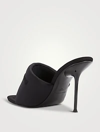 Sienna Padded Lycra Heeled Mules