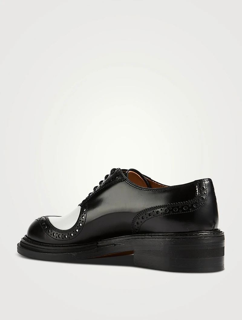 Heart Leather Brogues