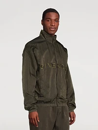 Embroidered Zip Jacket