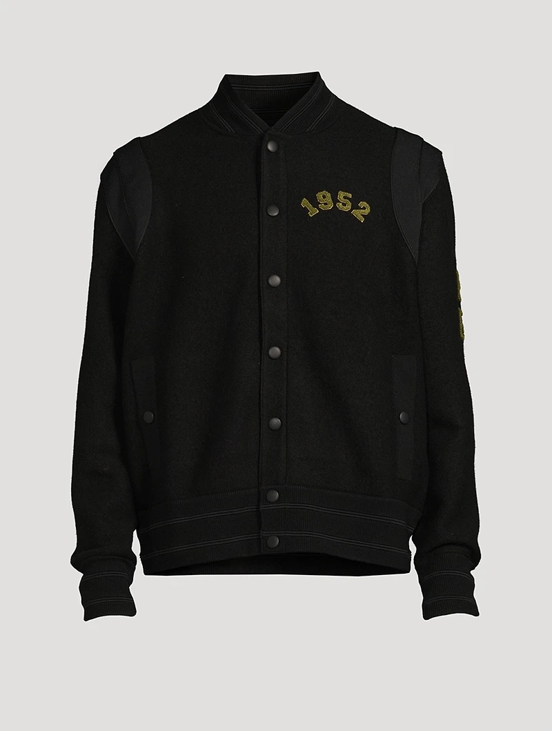 Wool College Varsity Jacket